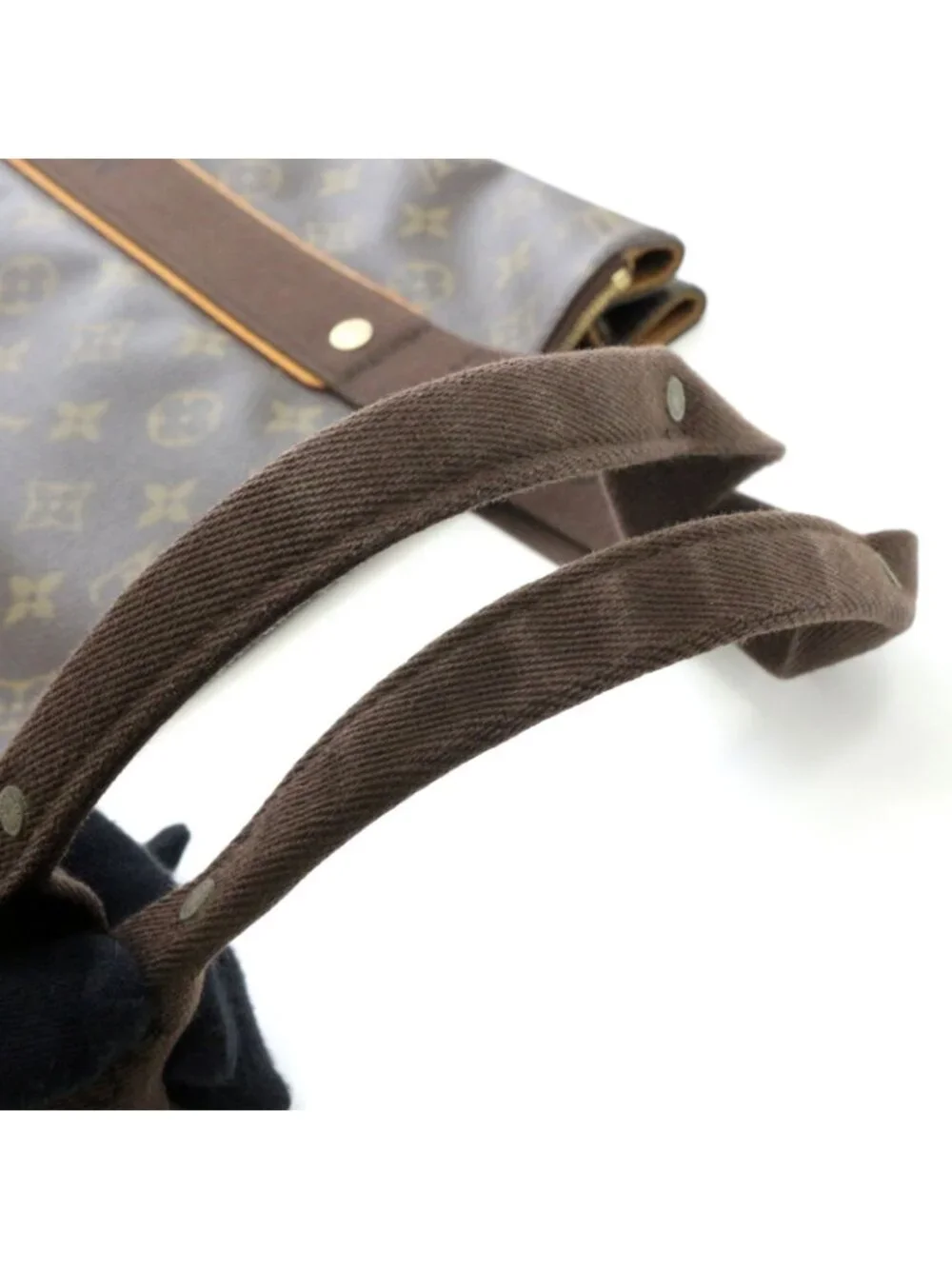 Louis Vuitton Cabas Beaubourg Monogram Tote Bag Canvas Brown